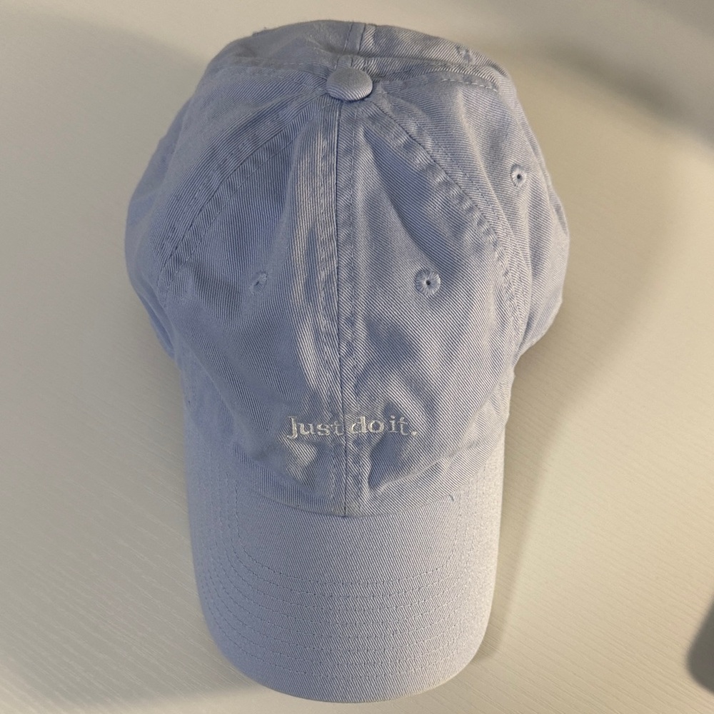 Nike Light Blueish Lavender Just Do It Cap with White Embroidery OS - Picture 2 of 7